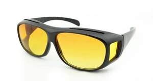 Очки для водителей антифары HD Vision (желтые) антибликовые очки, полар плюс