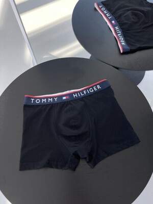 Трусы Tommy Hilfiger (3 пары) черный, синий, серый