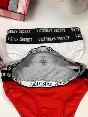 Набор женских трусов Victoria's Secret Sleep Черный, Красный, Серый, Белый, Розовый wu082